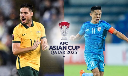 Trận Australia vs Ấn Độ đá sớm nhất trong ngày 13.1 tại Asian Cup 2023. Ảnh: SportsTiger