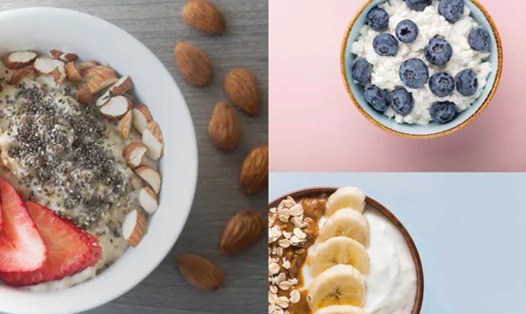 3 bữa sáng đơn giản giàu protein giúp giảm cân hiệu quả. Đồ họa: Thanh Thanh 