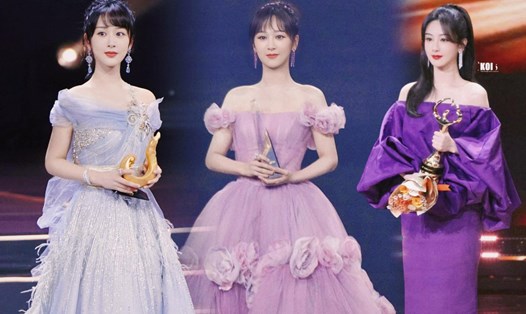 Dương Tử lần thứ 3 nhận giải "Queen Weibo". Ảnh: Weibo