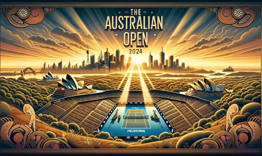 Australian Open 2024 chính thức khởi tranh. Ảnh: Above&Beyond