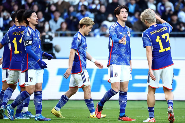 Tuyển Nhật Bản đang có phong độ huỷ diệt trước khi bước vào Asian Cup 2023. Ảnh: JFA