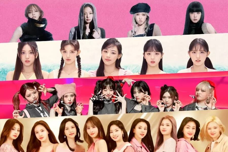 Blackpink dẫn đầu bảng xếp hạng danh tiếng nhóm nhạc nữ Kpop tháng 1.2024. Ảnh: Soompi