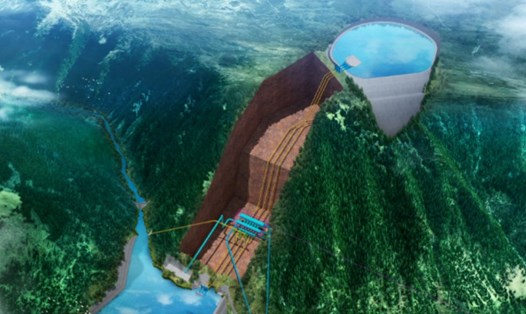 Trung Quốc khởi công xây nhà máy thủy điện tích năng ở độ cao 4.300m. Ảnh: PowerChina Chengdu