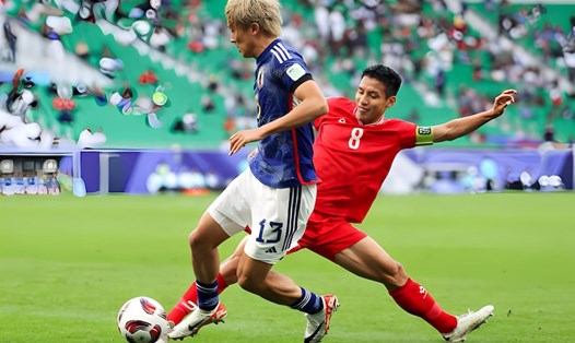 Tuyển Việt Nam thua Nhật Bản 2-4 trong ngày ra quân tại Asian Cup 2023. Ảnh: AFC