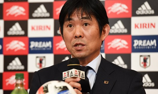 Huấn luyện viên Moriyasu của tuyển Nhật Bản. Ảnh: JFA