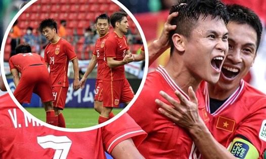 Cổ động viên Trung Quốc muốn đội nhà học hỏi tuyển Việt Nam. Ảnh: AFC/Olympics