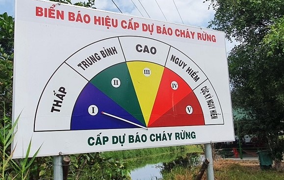 Nắng nóng gay gắt, tỉnh Cà Mau đề nghị bố trí trực 24/24 phòng chống cháy rừng. Ảnh: Nhật Hồ