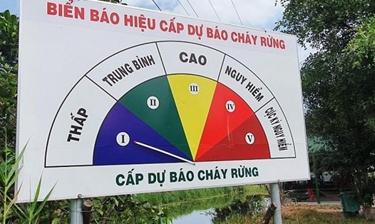 Nắng nóng gay gắt, tỉnh Cà Mau đề nghị bố trí trực 24/24 phòng chống cháy rừng. Ảnh: Nhật Hồ