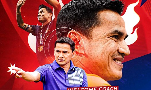 Huấn luyện viên Kiatisak chính thức gia nhập Công an Hà Nội. Ảnh: CAHN FC
