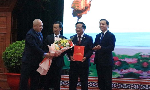  Phó Thủ tướng Chính phủ Trần Hồng Hà tham dự Hội nghị công bố Quyết định phê duyệt Quy hoạch tỉnh Kon Tum. Ảnh: Lê Nguyên