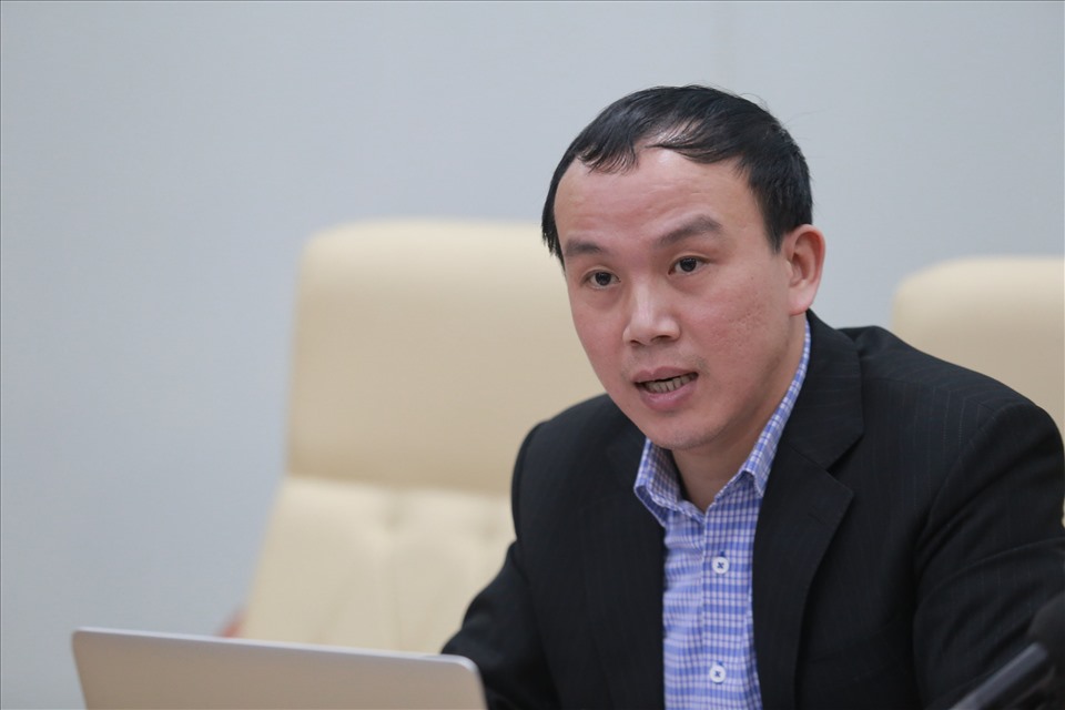Ông Hoàng Phúc Lâm - Phó Giám đốc Trung tâm Dự báo Khí tượng Thuỷ văn Quốc gia. Ảnh: Hoài Linh