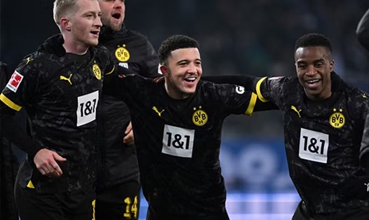 Jadon Sancho có thể sẽ là sự bổ sung hữu hiệu cho Dortmund trong giai đoạn tiếp theo của mùa giải. Ảnh: AFP