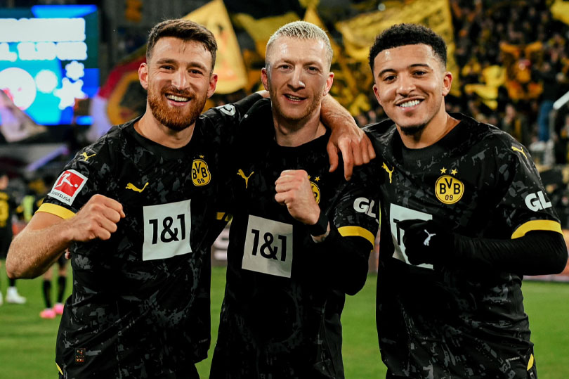 Sancho đầy hứng khởi khi được trở lại đội bóng vùng Ruhr. Ảnh: Borussia Dortmund