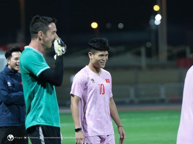 Tiền vệ Phạm Tuấn Hải đã có bàn thắng đầu tiên tại Asian Cup 2023 trong trận gặp tuyển Nhật Bản. Ảnh: VFF