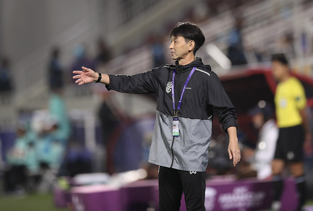 Huấn luyện viên Ishii hài lòng về màn trình diễn của các học trò. Ảnh: Quỳnh Anh