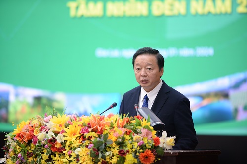 Phó Thủ tướng Chính phủ Trần Hồng Hà phát biểu tại hội nghị. Ảnh: Thanh Tuấn 