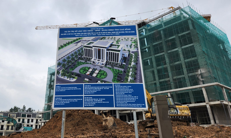 Dự án được xây dựng tại khu đô thị mới Đề Thám (phường Đề Thám, TP Cao Bằng). 