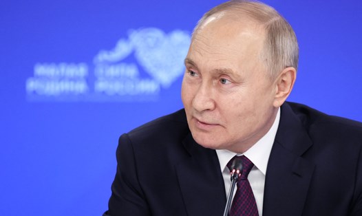 Tổng thống Nga Vladimir Putin trong cuộc gặp lãnh đạo các địa phương ngày 16.1. Ảnh: Điện Kremlin 