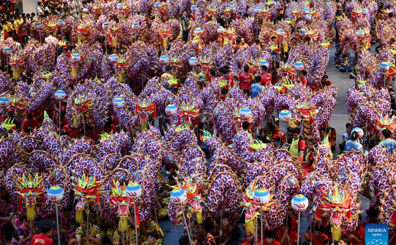 Tết Nguyên đán là dịp lễ quan trọng nhất trong năm của nhiều quốc gia châu Á như Trung Quốc, Singapore, Malaysia, Indonesia, Việt Nam, Hàn Quốc... Theo Tân Hoa Xã, Lễ hội mùa Xuân hay Tết Nguyên Đán năm nay tại Trung Quốc sẽ kéo dài từ ngày 10-17.2.2024. Ảnh: Xinhua