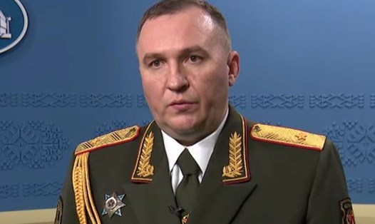 Bộ trưởng Quốc phòng Belarus Viktor Khrenin. Ảnh: Wiki