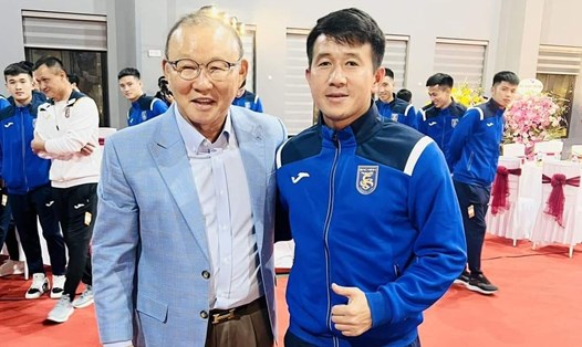 Huấn luyện viên Park Hang-seo gặp mặt câu lạc bộ Bắc Ninh. Ảnh: BEAT Bắc Ninh
