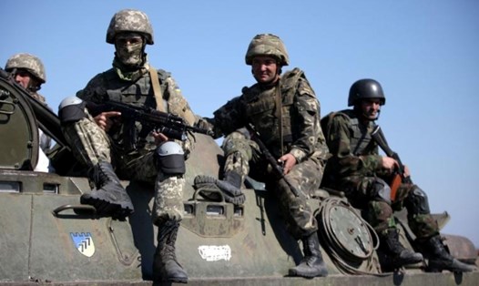 Lính đánh thuê nước ngoài ở Ukraina. Ảnh: West Point