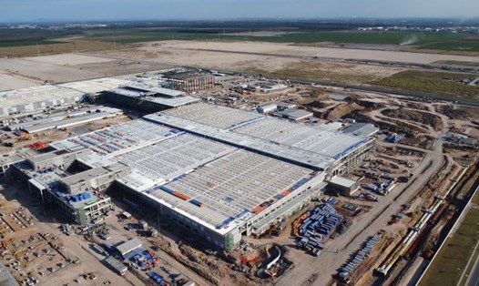 Một nhà máy trung hòa carbon đầu tiên tại Bình Dương được xây dựng tại KCN VSIP III, thành phố Tân Uyên. Ảnh: Đình Trọng