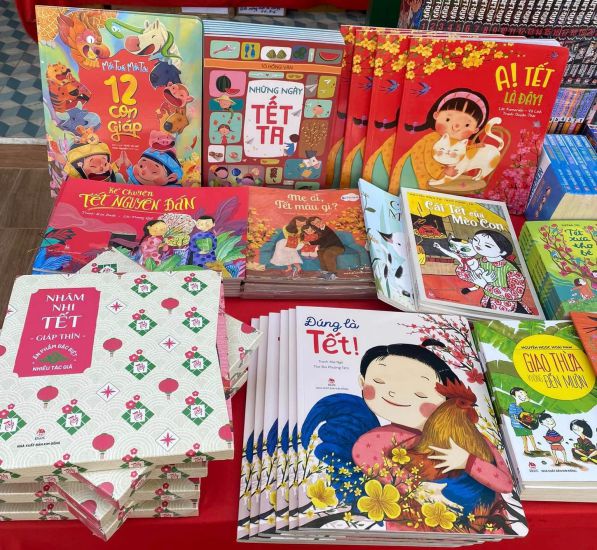 Sách Tết năm nay được chăm chút cả về nội dung lẫn hình thức. Ảnh: NXB Kim Đồng