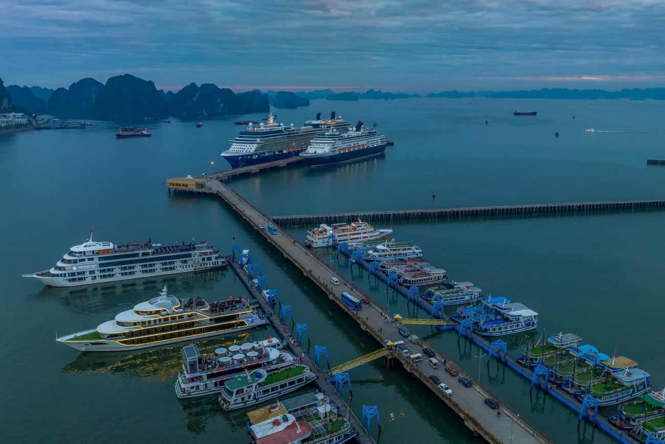 Cảng tàu khách quốc tế Hạ Long. Ảnh: Nguyễn Hùng