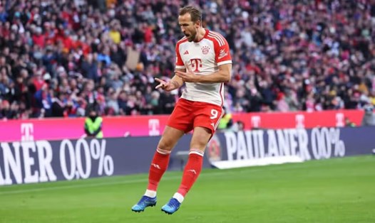 Harry Kane đang ghi bàn liên tục ở Bundesliga. Ảnh: The Athletic