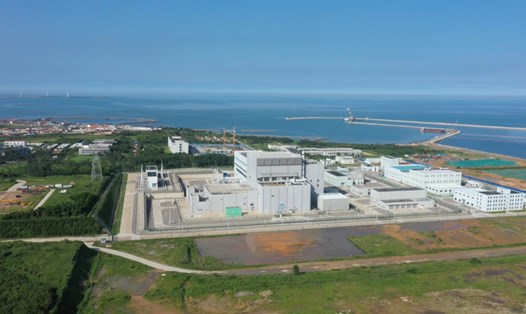 Nhà máy điện hạt nhân thế hệ thứ 4 đầu tiên trên thế giới ở Sơn Đông, Trung Quốc. Ảnh: Shidao Bay Nuclear Power Plant