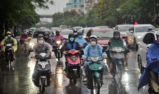 Dự báo Hà Nội trở mưa rét sâu trong ngày 21.1. Ảnh: Nguyễn Long. 
