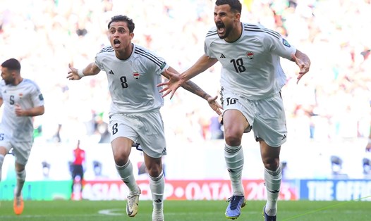 Tuyển Iraq thắng 2-1 trước tuyển Nhật Bản. Ảnh: AFC
