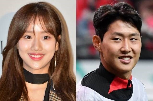 Báo Hàn khui hẹn hò bí mật của cầu thủ Lee Kang In và Lee Naeun (April)