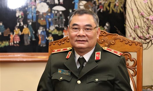 Trung tướng Tô Ân Xô, người phát ngôn Bộ Công an. Ảnh: Cổng TTĐT Bộ Công an
