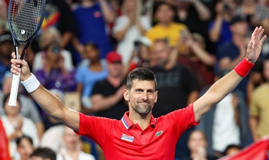 Novak Djokovic và tuyển Serbia sẽ gặp tuyển Australia tại tứ kết United Cup 2024. Ảnh: United Cup