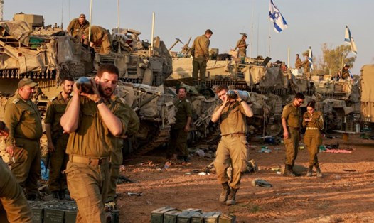 Israel thông báo sẽ rút một phần binh sĩ khỏi Gaza trong tuần này. Ảnh: AFP