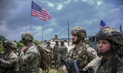 Quân nhân Mỹ tham gia cuộc tập trận Lá chắn Phòng thủ 23 ở Bulgaria, ngày 29.5.2023. Ảnh: Quân đội Mỹ