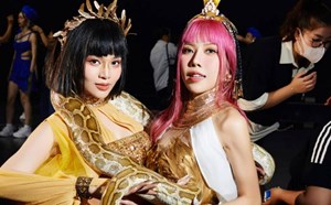 Ninh Duong Lan Ngoc and Trang Phap created a series of million-view performances for the show Beautiful Girl Kicking the Wind