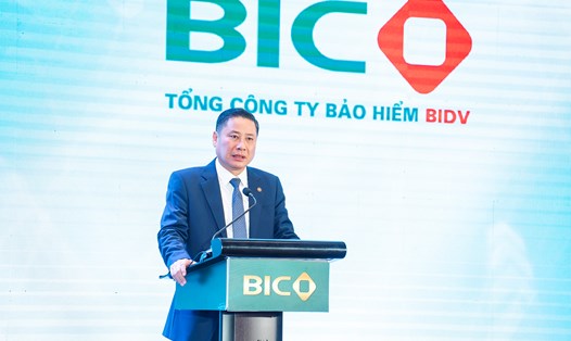 Tổng Giám đốc BIC Trần Hoài An cho biết, tổng doanh thu phí bảo hiểm Công ty mẹ BIC năm qua đạt gần 5.000 tỉ đồng. Ảnh: BIC