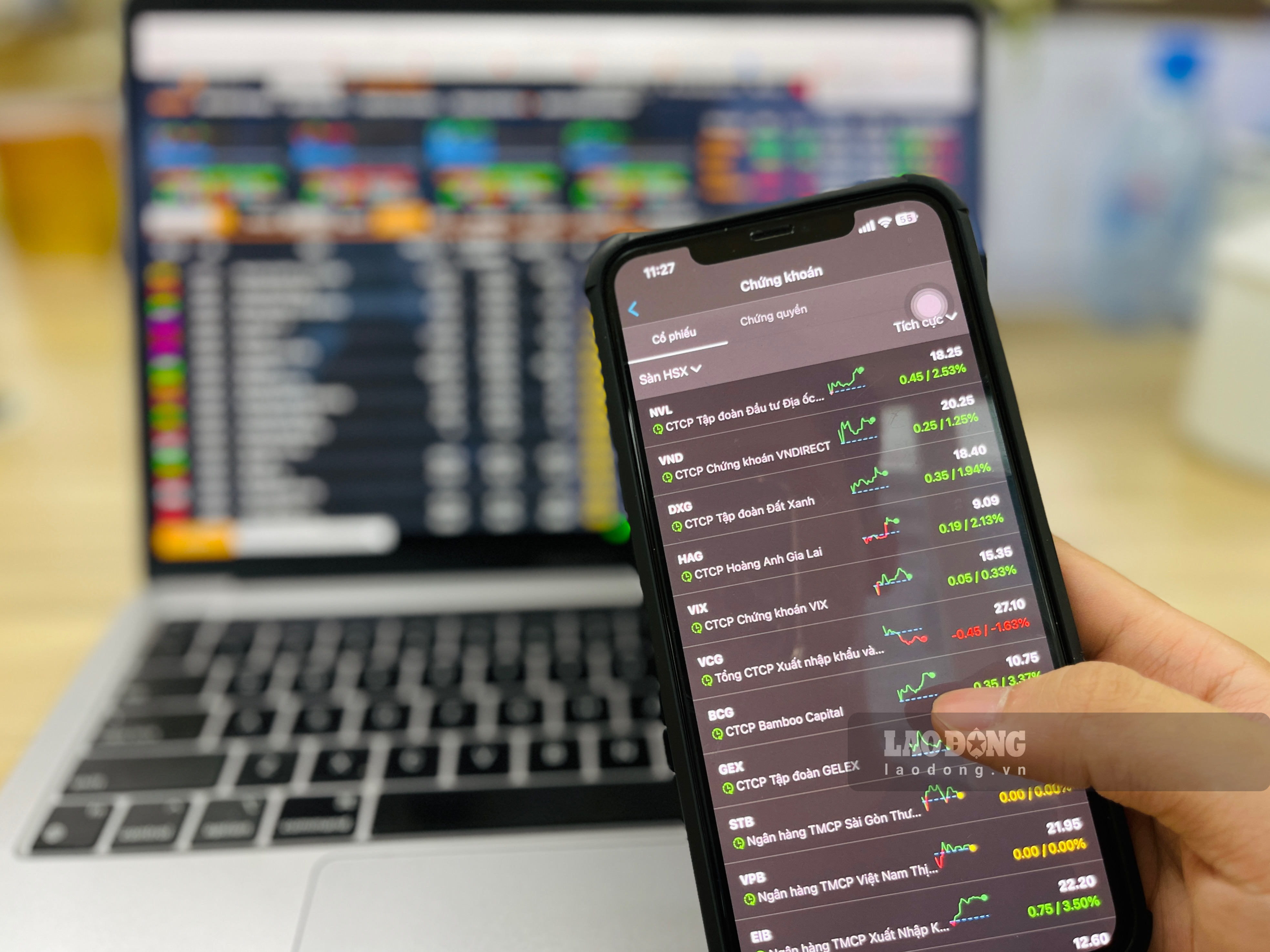 Nhà đầu tư có thể lựa chọn các cổ phiếu đang có tín hiệu tốt từ vùng hỗ trợ để mua tích lũy với kỳ vọng tăng giá ngắn hạn. Ảnh: Đức Mạnh 