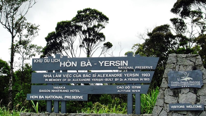 Ngôi nhà của bác sĩ Yersin - là người có công lớn khai phá ra khu bảo tồn thiên nhiên Hòn Bà. Ảnh: Khánh Vĩnh 