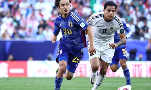 Ngôi sao Tekufusa Kubo của tuyển Nhật Bản yêu cầu các đồng đội thi đấu tập trung, dồn toàn lực đấu Indonesia. Ảnh: JFA