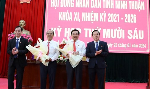Ông Trịnh Minh Hoàng được HĐND tỉnh Ninh Thuận bầu giữ chức Phó Chủ tịch UBND tỉnh. Ảnh: Uyên Thu