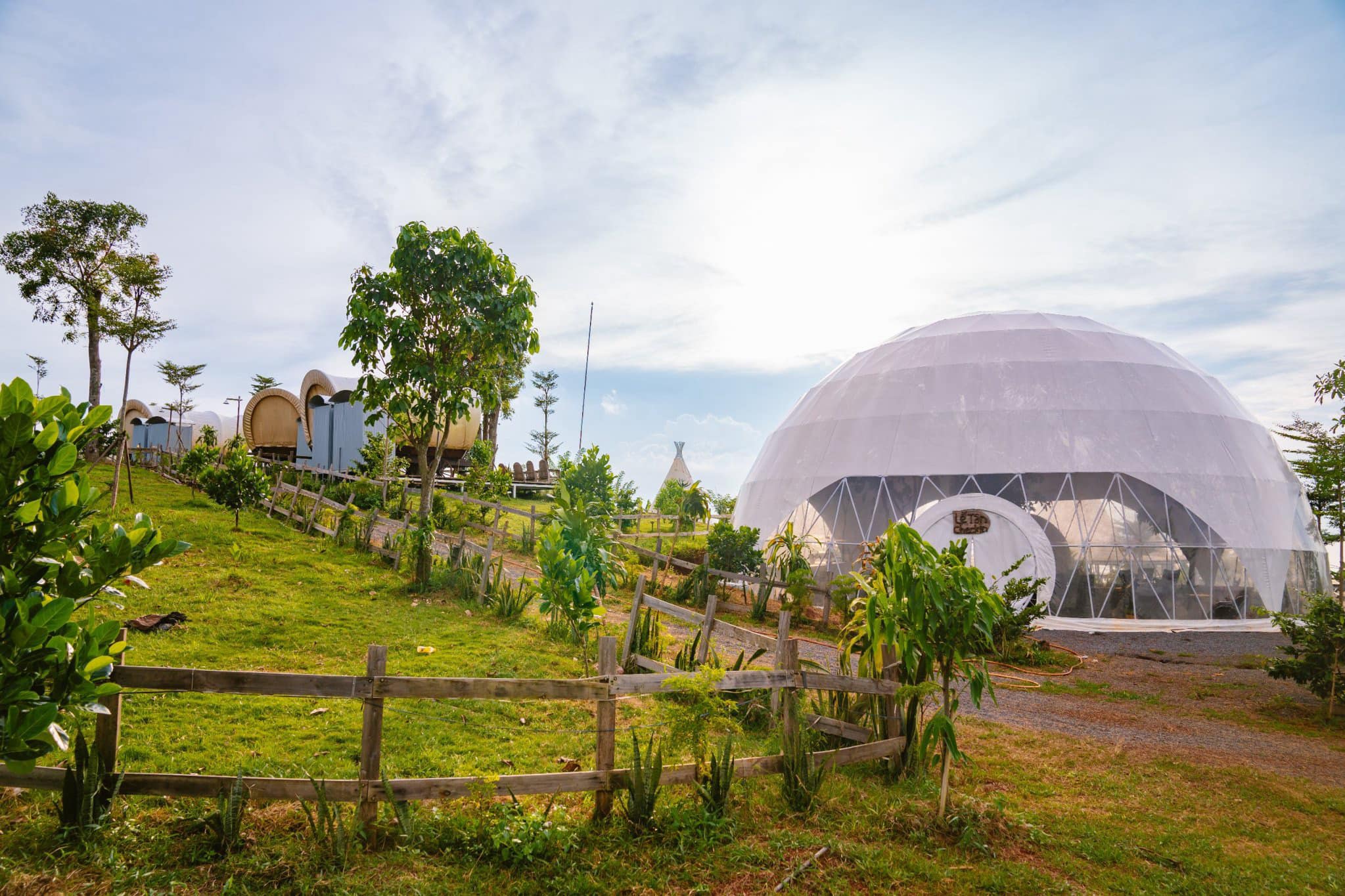 Lều ngủ và nhiều tiện nghi đem lại cảm giác thoải mái cho du khách. Ảnh: Tropicaleglamping