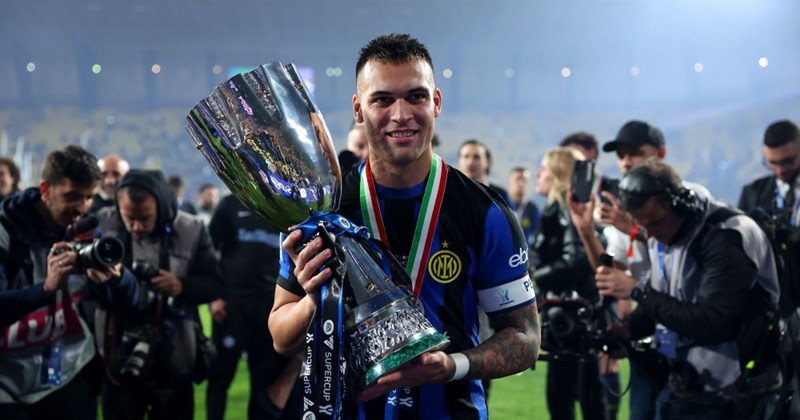 Inter Milan giành Siêu cúp Italy năm thứ ba liên tiếp
