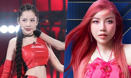 Chi Pu - Trang Pháp cùng múa cột trong show Chị đẹp. Ảnh: Facebook nhân vật.