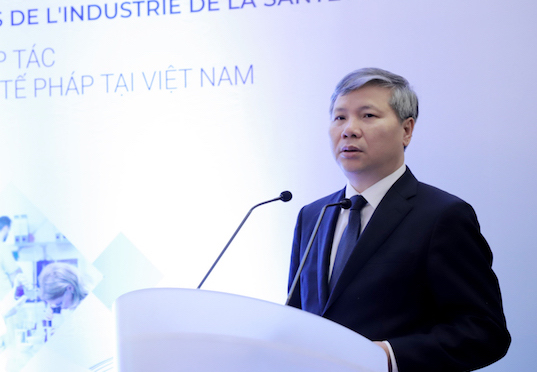 Ông Nguyễn Đức Hoà - Phó Tổng Giám đốc BHXH Việt Nam phát biểu tại lễ ký. Ảnh: BHXH