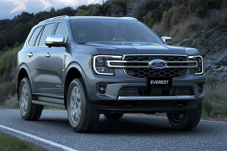 Ford Everest: 9.960 xe. So với 2022, sức tiêu thụ của Ford Everest tăng trưởng gần 43% ở năm 2023. Đáng chú ý, model này có giá bán tương đối cao ở phân khúc SUV cỡ D (1,099-1,499 tỷ đồng).