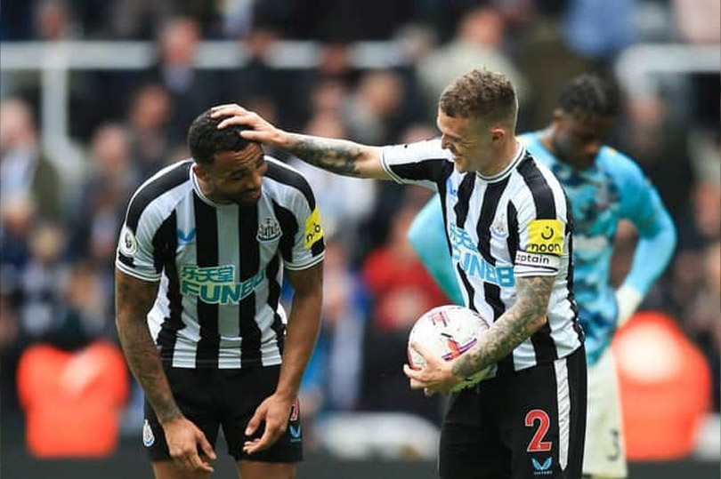 Newcastle đang cố gắng để giữ chân cả Callum Wilson (trái) và Kieran Trippier ở lại câu lạc bộ. Ảnh: AFP